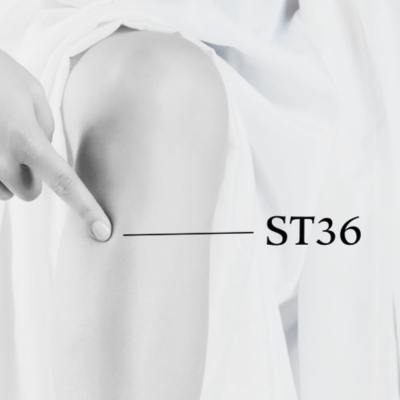 Detailed view of LI4 point to complement sciatica treatment.