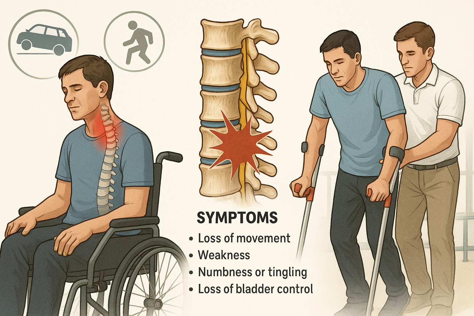 Spinal Cord Injury Explained: Causes, Symptoms, and the Road to Recovery