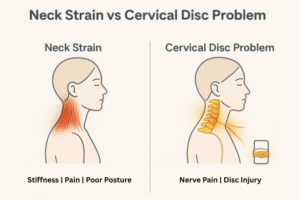 Neck Strain vs Cervical Disc Problem: How to Tell the Difference