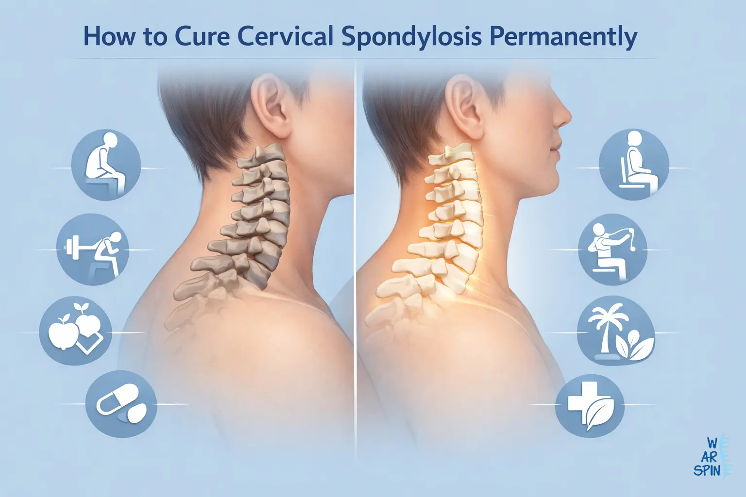 How to cure cervical spondylosis permanently