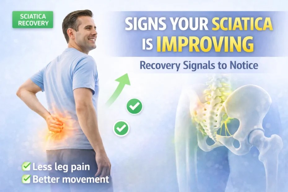 signs of sciatica improving