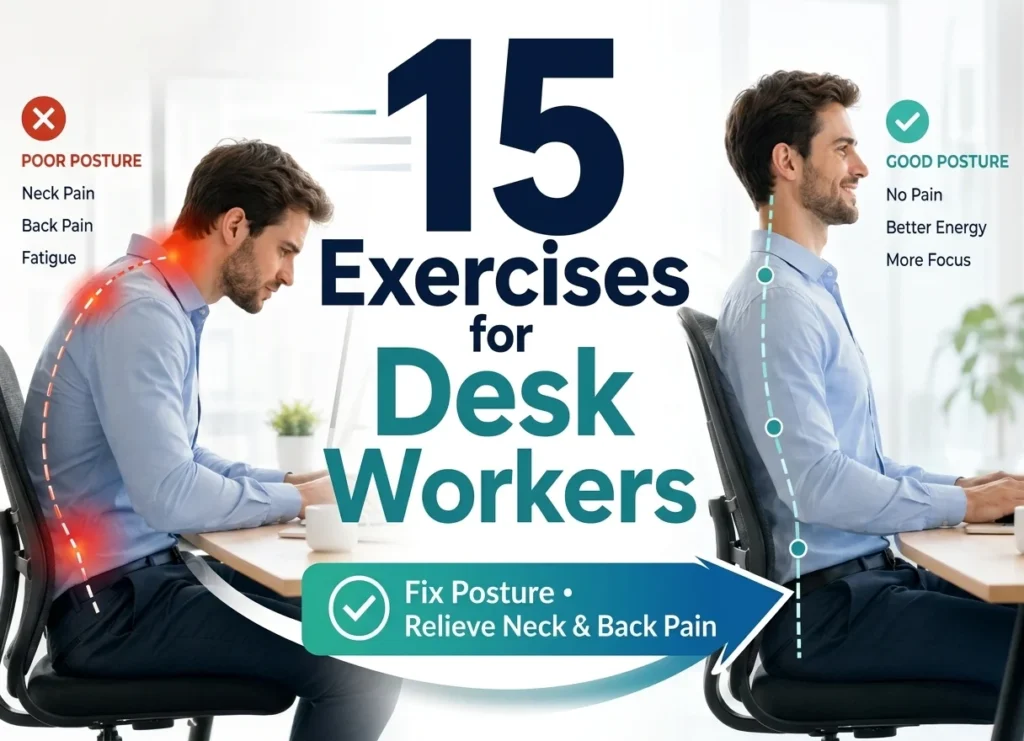 15 Best Exercises for Desk Workers