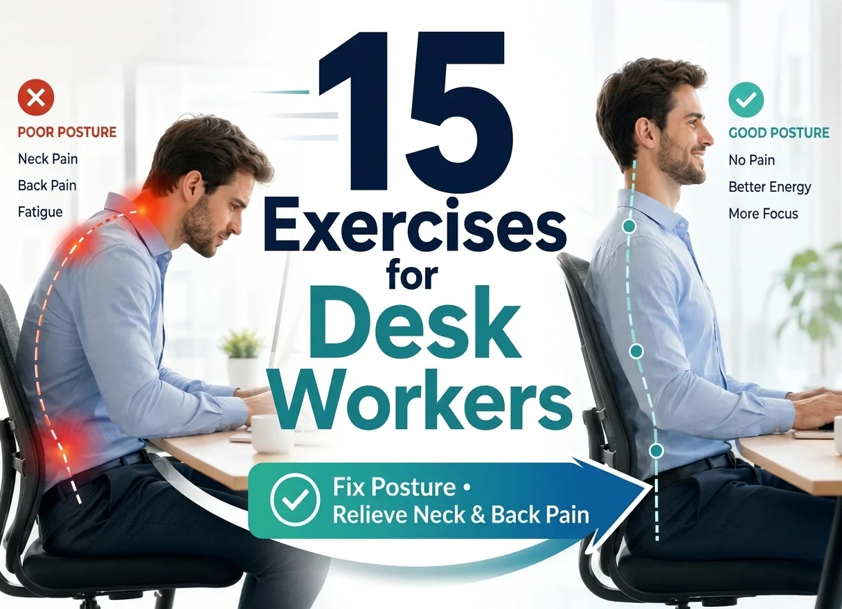 15 Best Exercises for Desk Workers