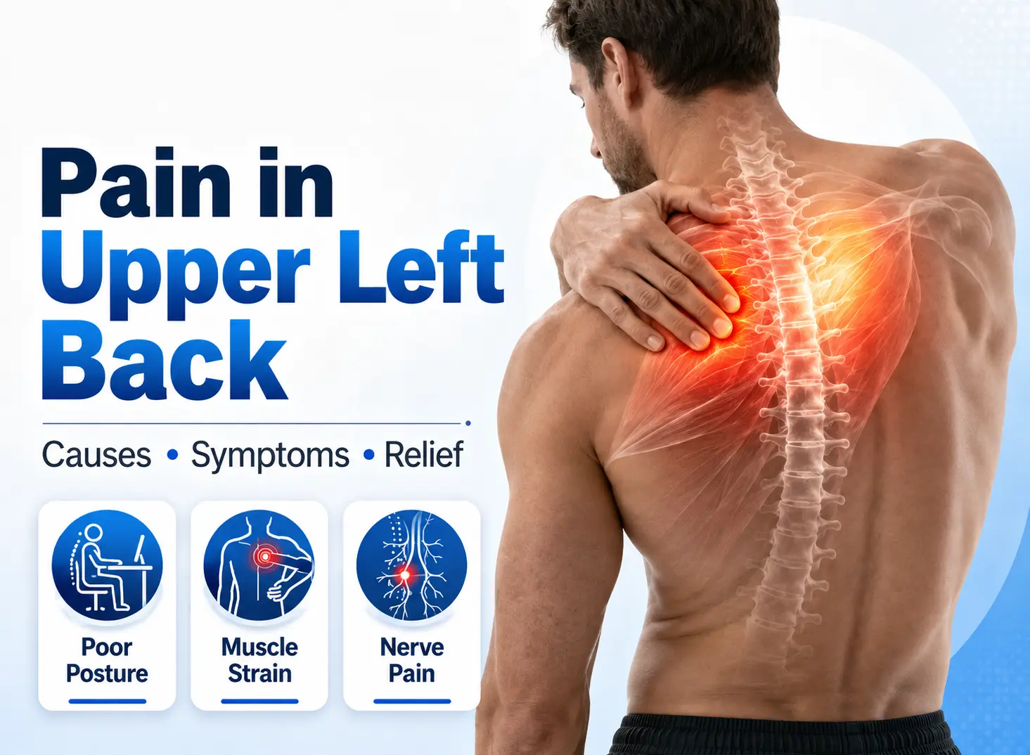 pain in upper left back