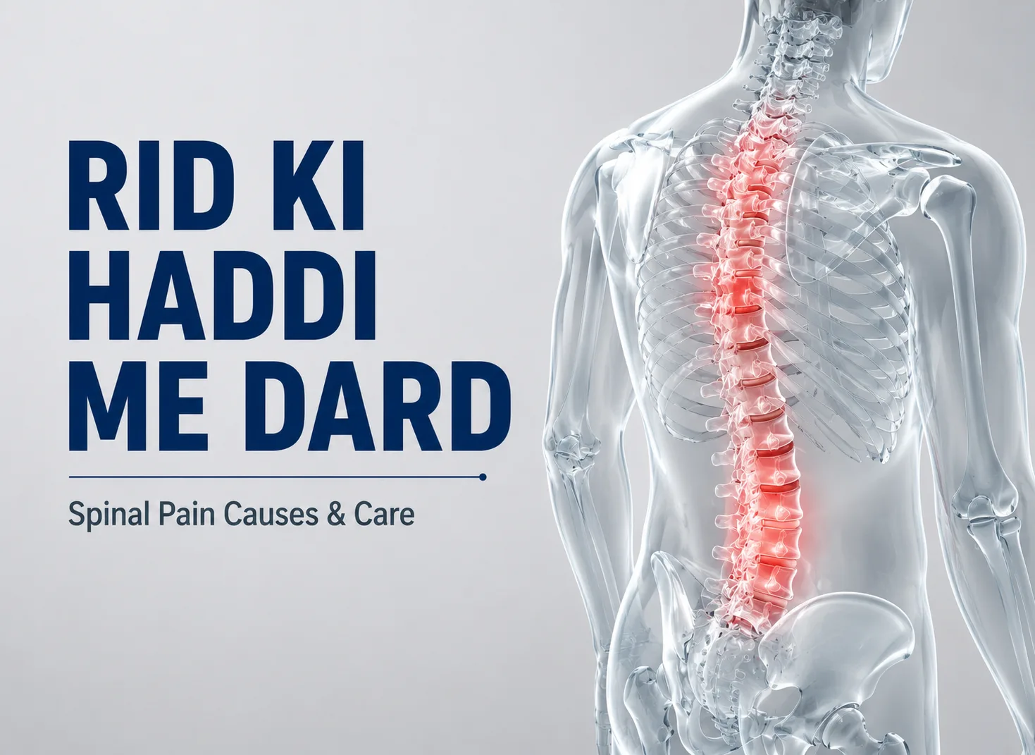 Rid ki haddi me dard