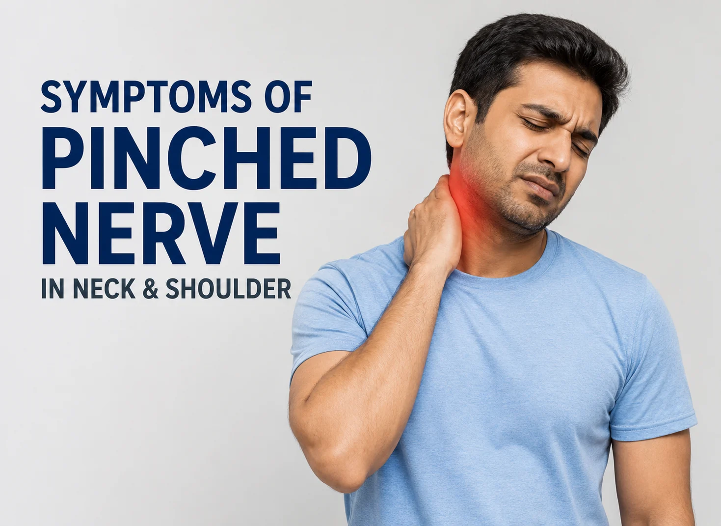Symptoms of pinched nerve in neck and shoulder​