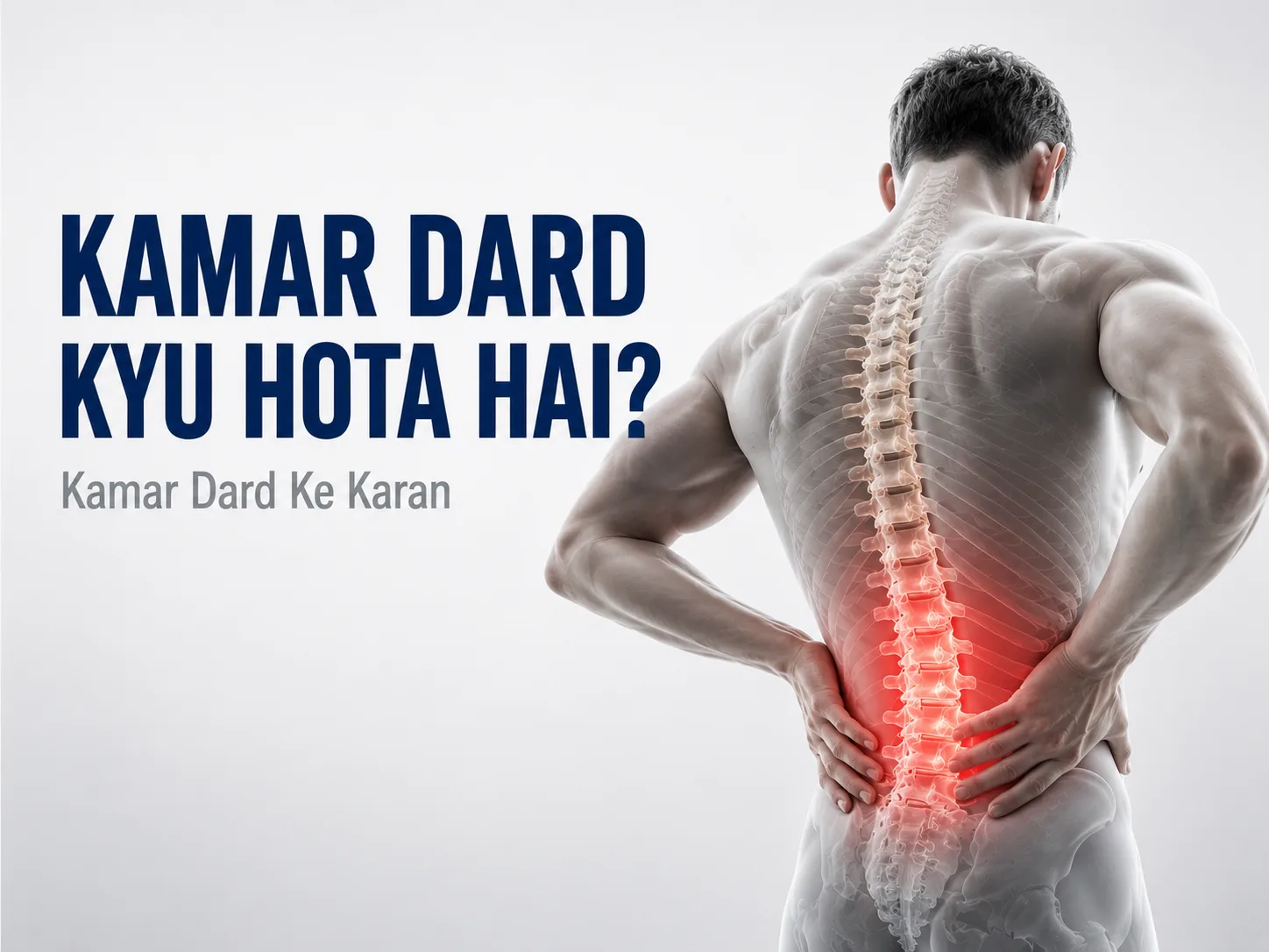 kamar dard kyu hota hai AUR kamar dard ke karan