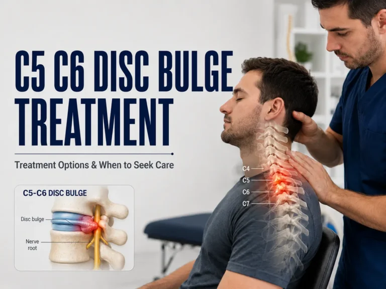 C5 c6 disc bulge treatment.