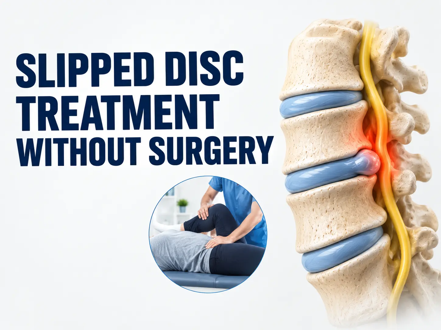 Slipped disc treatment without surgery